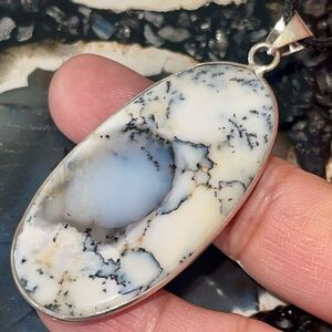 Dendritic Agate Pendant 2 1/2”